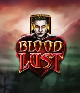 The captivating game interface of Blood Lust, showcasing elegant vampire icons against a mysterious nocturnal landscape. The visual emphasizes the slot's eerie charm, complemented with its distinctive features, making it an enticing choice for those fascinated by the allure of the undead.